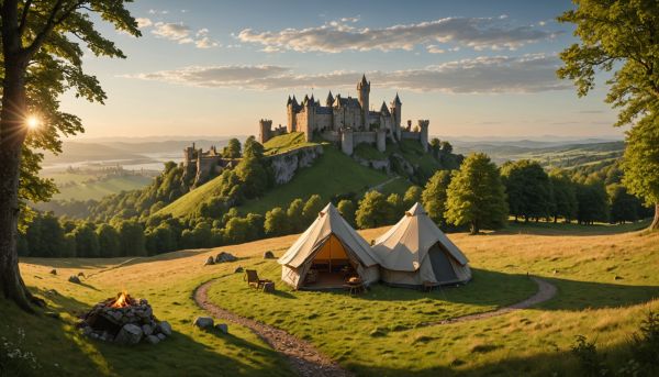 Quels châteaux historiques visiter près du camping ?