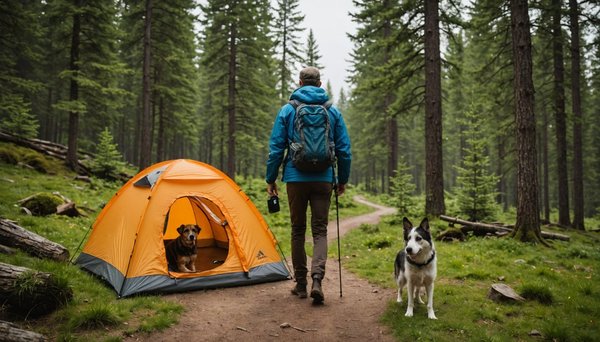 Randonner avec son chien en camping : quelles règles ?
