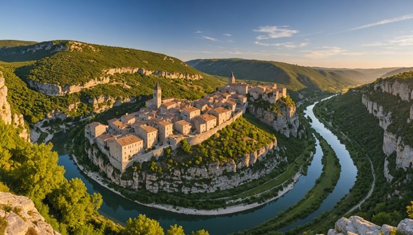 Villages de caractère en ardèche du sud : balazuc, vogüé, largentière